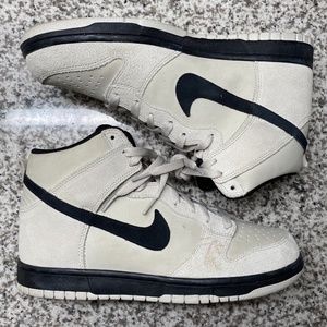 Nike Dunk High “Light Bone” Black (2016) Men’s Size 9.5 [904233-002] Cream